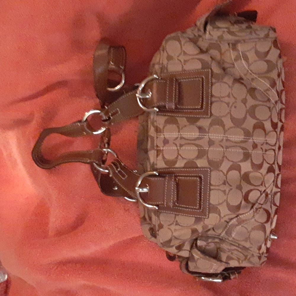 Vintage coach signature C handbag